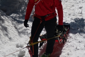 Zimné preskúšanie, Pozemná záchrana