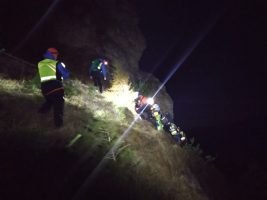 Skalné stupne v Sedle Ostrej