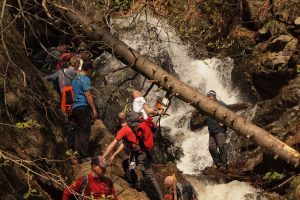 Práce na ferrate HZS, Martinské hole