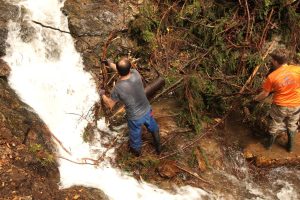 Práce na ferrate HZS, Martinské hole