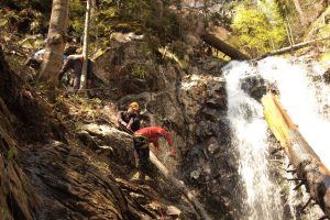 Práce na ferrate HZS, Martinské hole