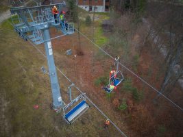 Cvičná evakuácia Lanovky, Valčianska dolina