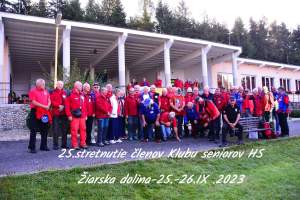 Stretnutie seniorov horskej služby v Žiarskej doline, 25.-26.9.2023