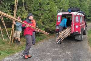 Tyčovanie hlavného hrebeňa Veľkej Fatry, 30.9.2023