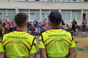 Ukážky práce horskej služby, škôlka Lettricháčikovo, jún 2024.