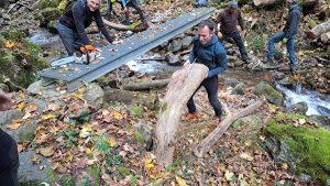 Jesenná údržba ferraty HZS, 26.10.2024