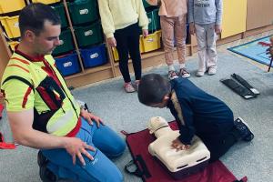 Ukážky činnosti Horskej služby v ZŠ Kláštor pod Znievom (05/2025)