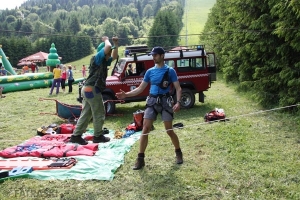 Ukážky činnosti horskej služby, Čičmany, 2011