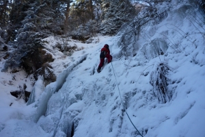 Ľady na Mlynskom potoku, Martinské hole, 2011