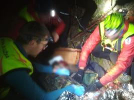 Nočná záchranná akcia na Svrčinníku v Kremnických vrchoch