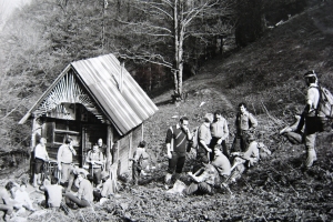 Úprava tur. chodníka Drobkovo – Ostredok, 1989