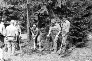 Úprava tur. chodníka Drobkovo – Ostredok, 1989