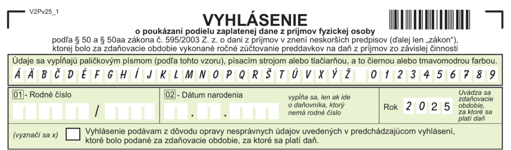 2% z dane pre Horskú službu Velká Fatra
